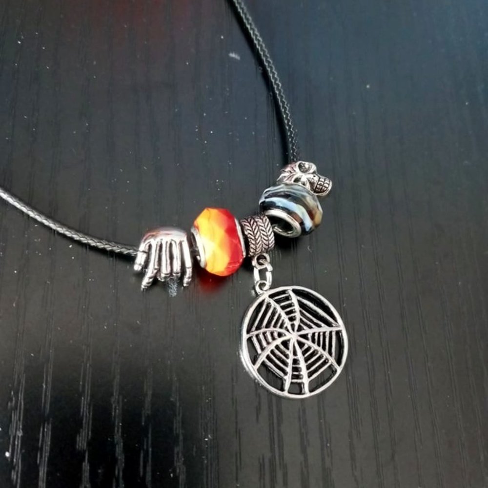 Buy1Get1  - Red Theme Halloween Necklace